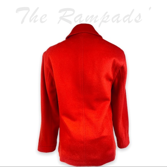 Holly Jolly Red J Crew Collar Coat Size Small - Picture 5 of 10